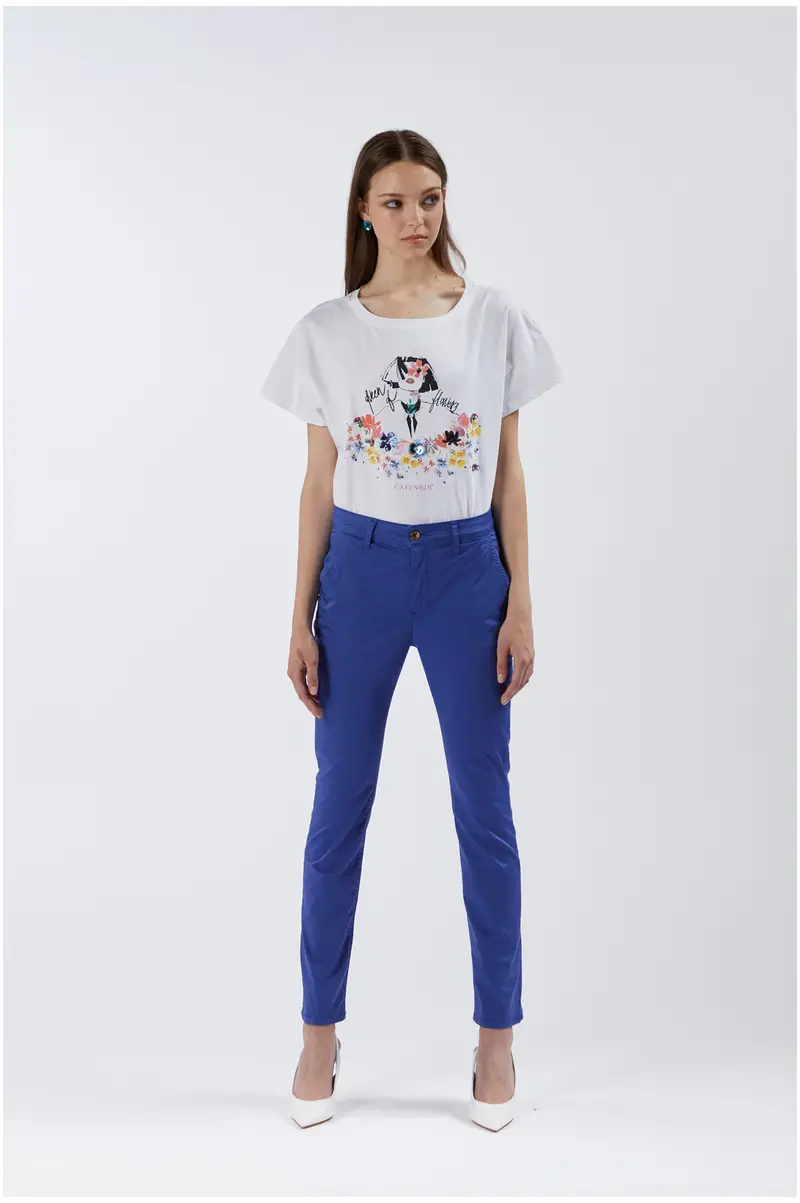 pantaloni slim tinto capo royal 26