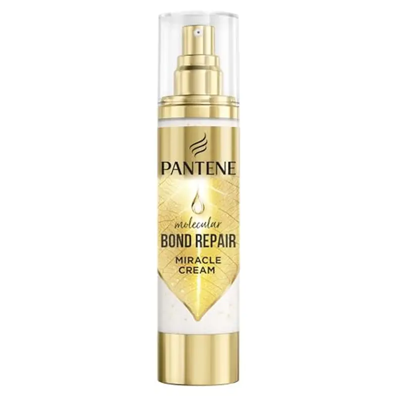 Pantene Molecular Bond Repair Siero Termoprotettore Senza Risciacquo. Nutre e Rinforza i Capelli, Ripara le Doppie Punte, Effetto Anticrespo, Protegge dal calore. Trattamento per Capelli, 90ml