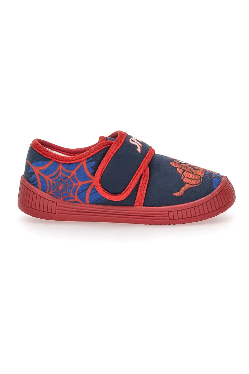 Pantofola con Velcro Blu Disney Spiderman