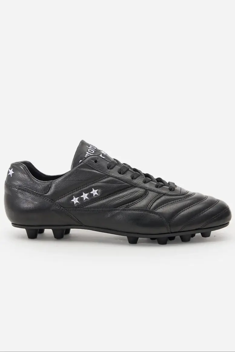 Scarpe da calcio Alloro in pelle nera