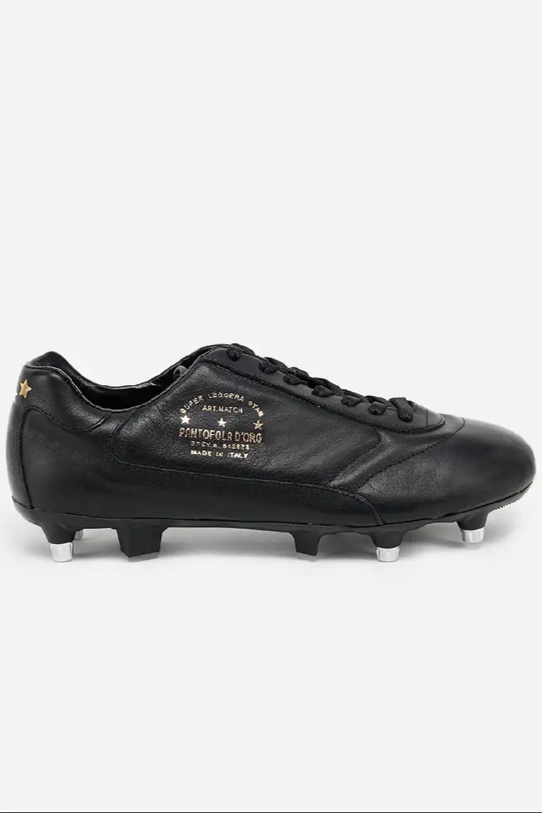 Scarpe da calcio Classic in pelle nera