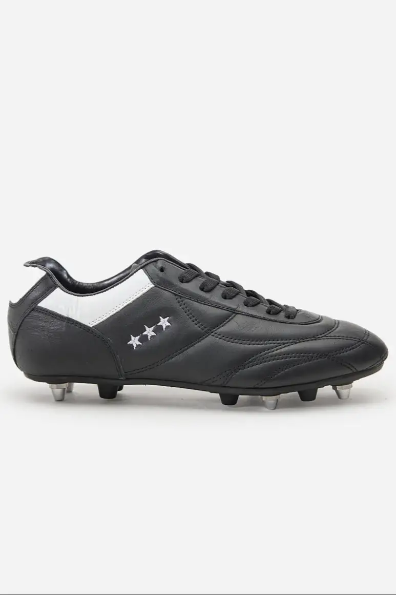 Scarpe da calcio Epoca in pelle nera