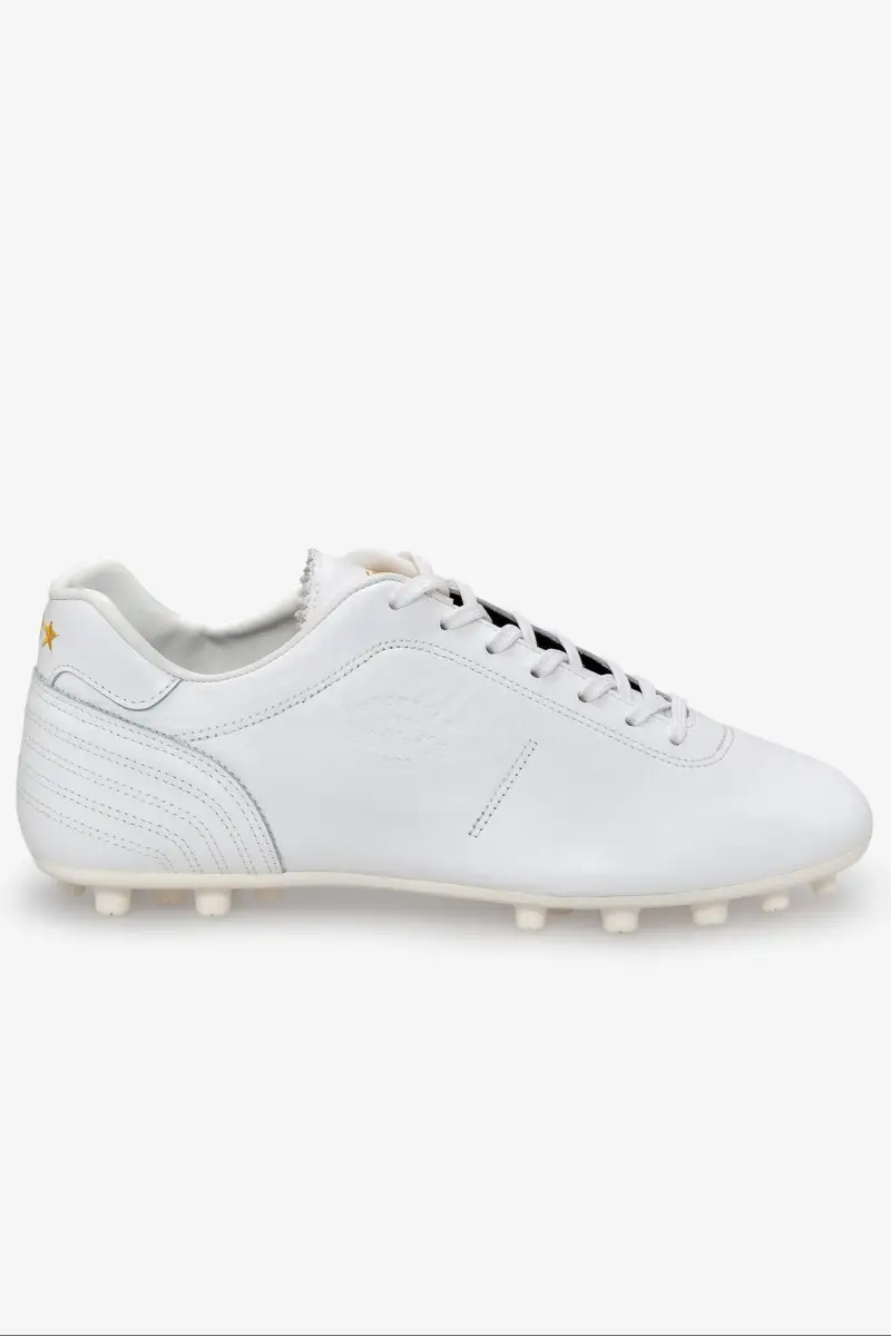 Scarpe da calcio Lazzarini 2.0 in pelle bianca