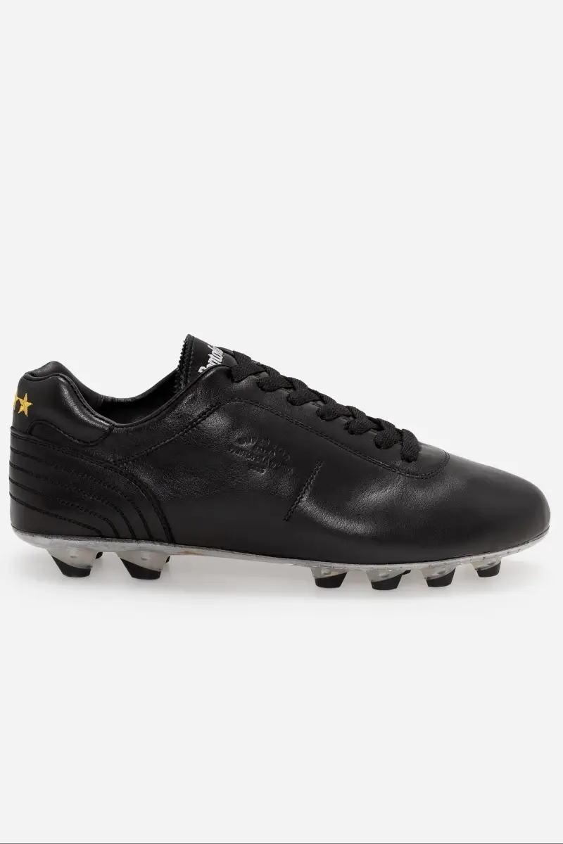 Scarpe da calcio Lazzarini 2.0 in pelle nera