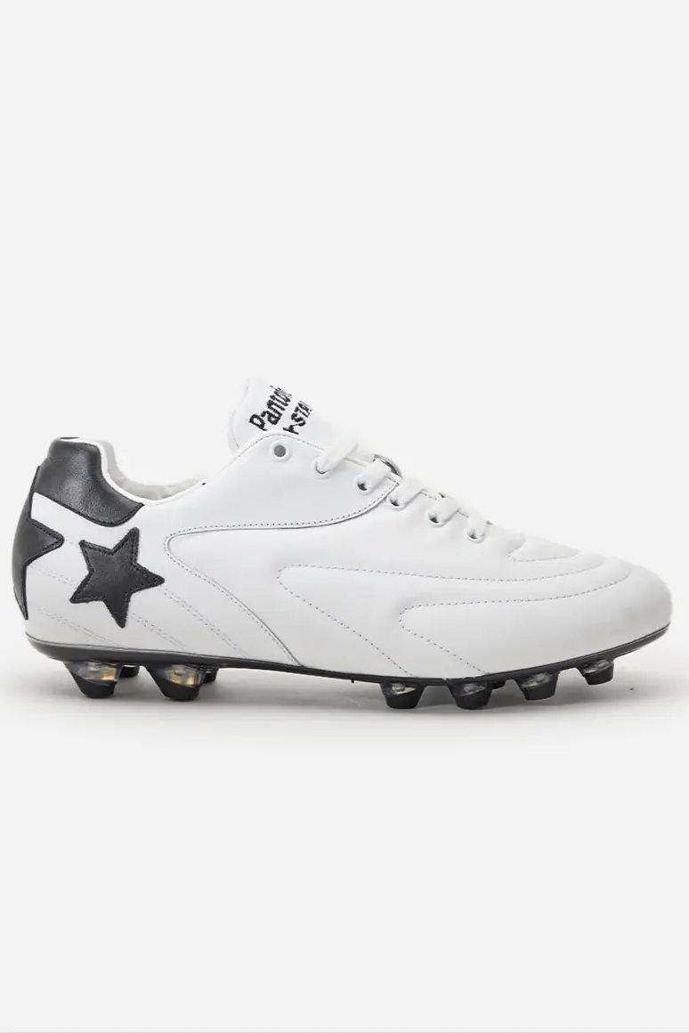 Scarpe da calcio Lazzarini Stardust in pelle bianca