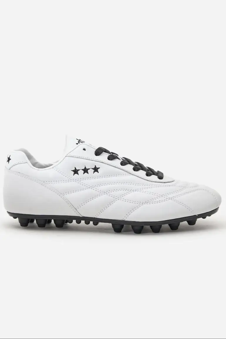 Scarpe da calcio New Star in pelle bianca