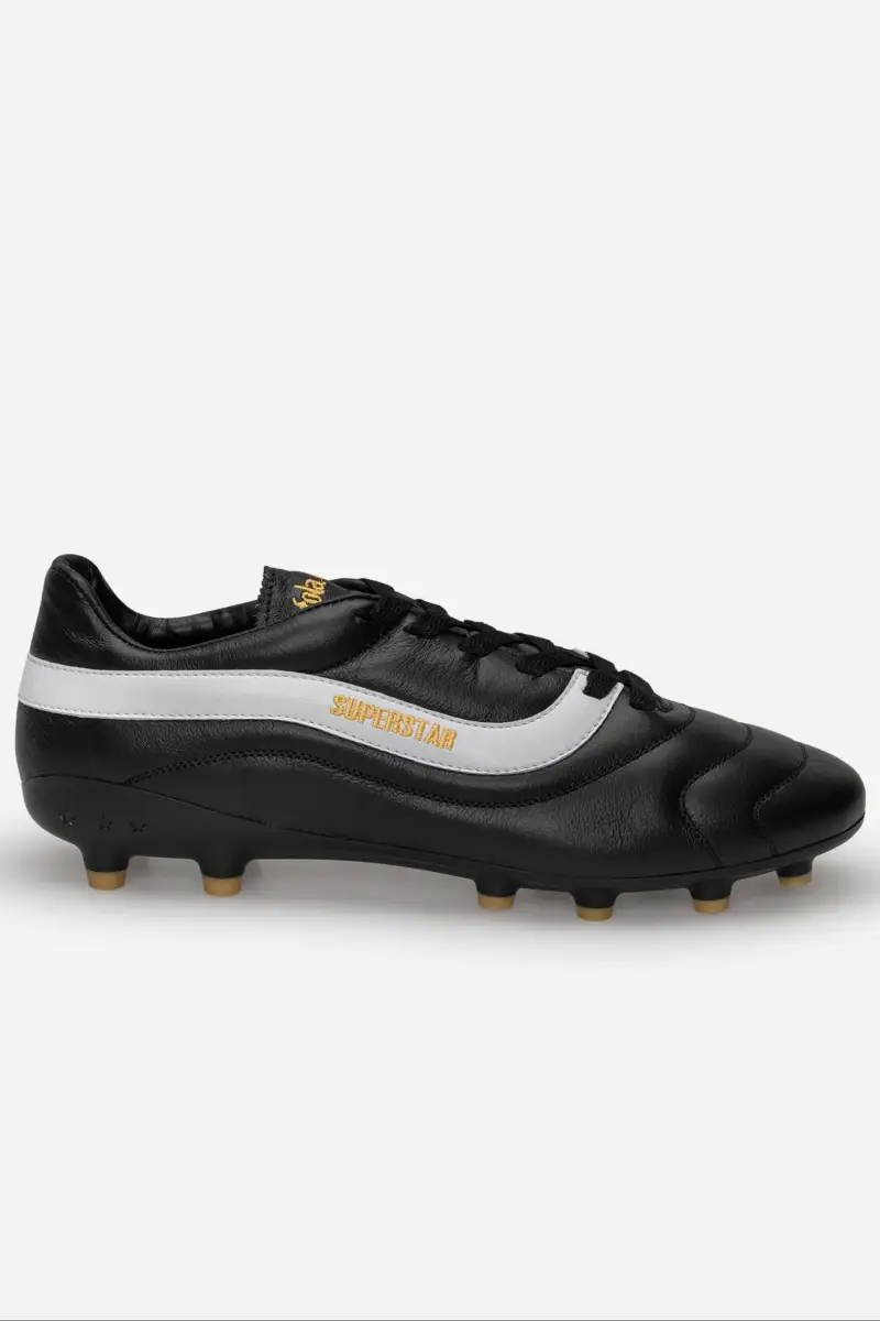 Scarpe da calcio Superstar 2000 in pelle nera