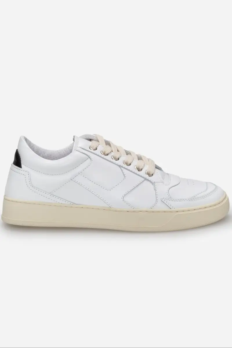 Sneakers donna Santiago in pelle bianca