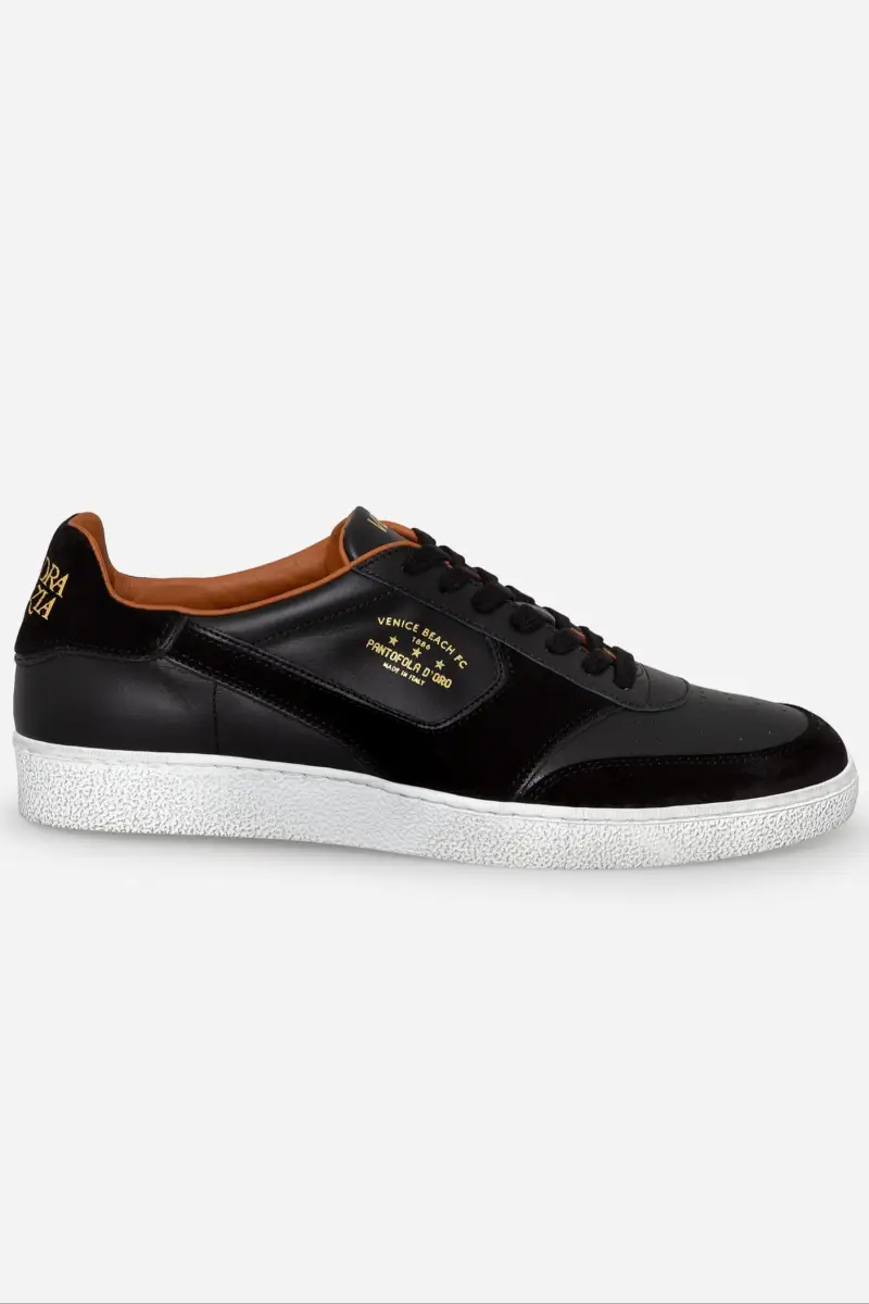 Sneakers uomo PDO x Venice Beach FC Archive in pelle nera