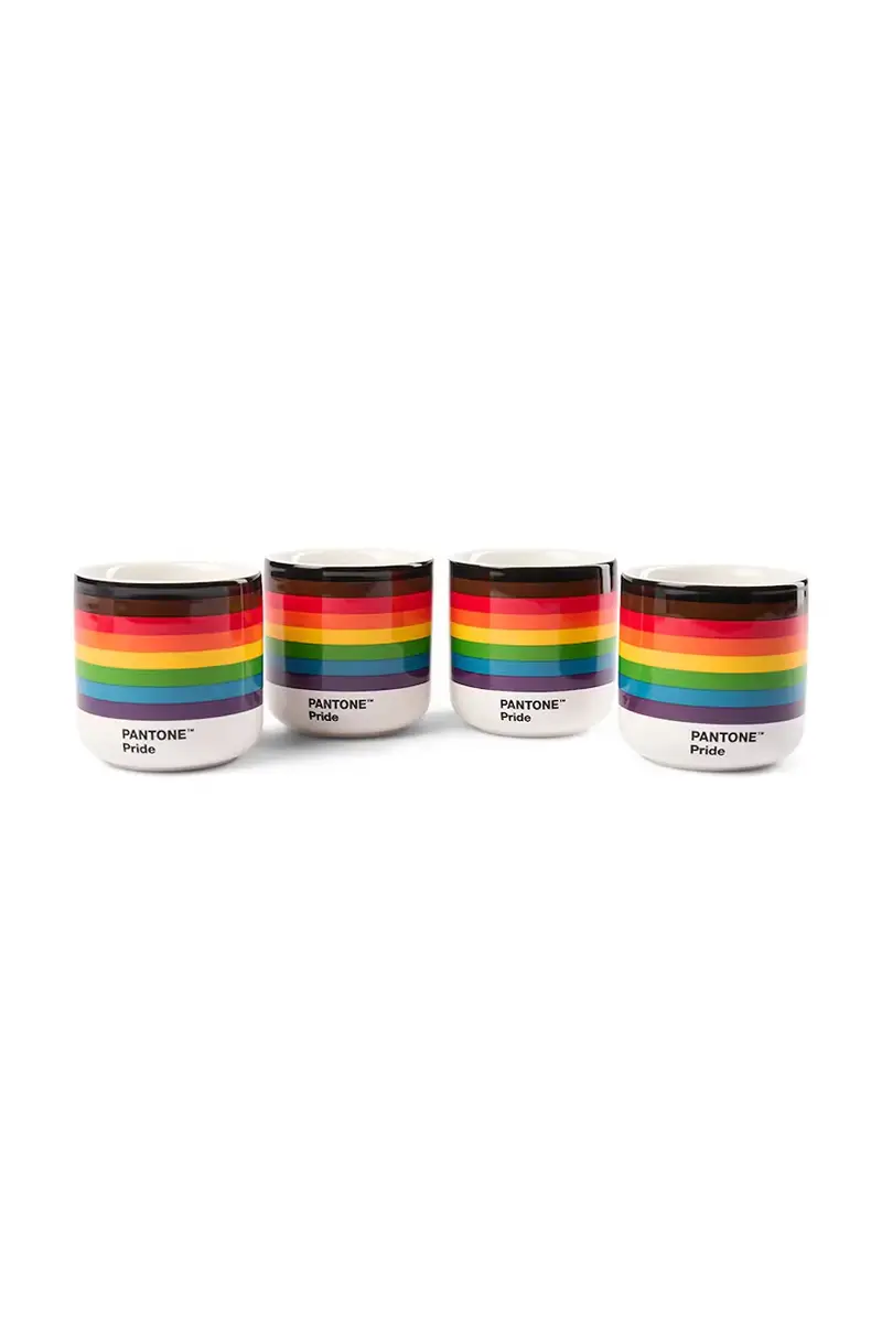 set tazze 175 ml PRIDE pacco da 4 Multicolore