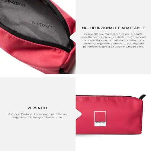 PANTONE Urban - Astuccio Scuola Ufficio Lavoro Portaoggetti 20, 5x7, 5x6 Poliestere, Astuccio Bambina Bambino, Ragazzi e miniatura 3
