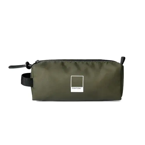 PANTONE Urban - Astuccio Scuola Ufficio Lavoro Portaoggetti 20,5x7,5x6 Poliestere, Astuccio Bambina Bambino, Ragazzi e