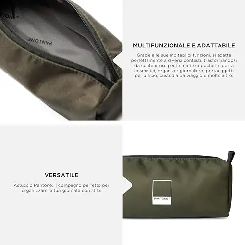 PANTONE Urban - Astuccio Scuola Ufficio Lavoro Portaoggetti 20, 5x7, 5x6 Poliestere, Astuccio Bambina Bambino, Ragazzi e miniatura 3