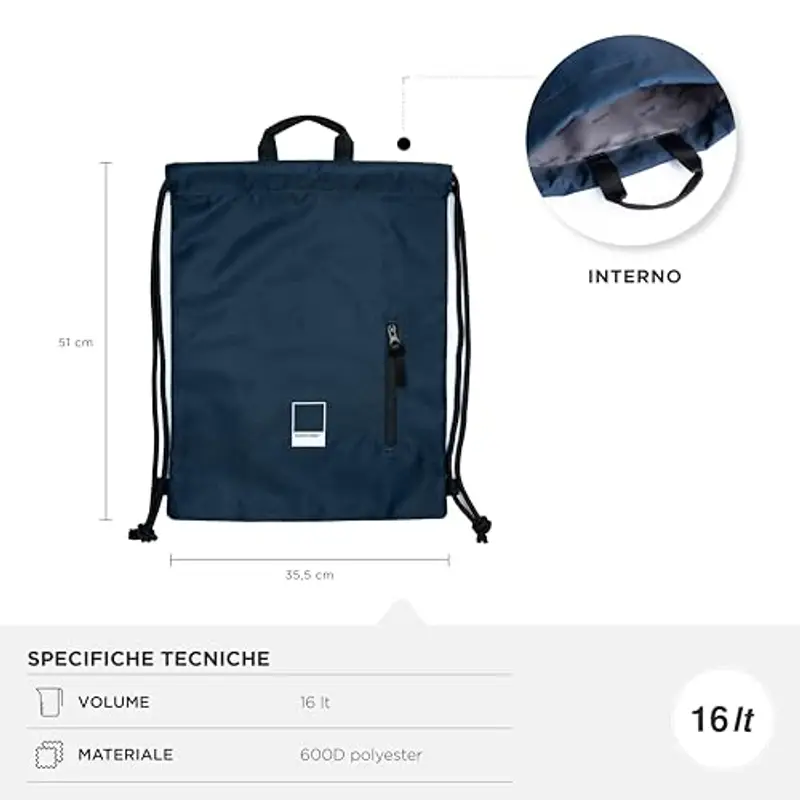 PANTONE™ Urban - Custodia Pc 15.6 Pollici per Laptop e Notebook Max 34x23x1, 8 cm in Poliestere, Busta Porta Pc miniatura 2