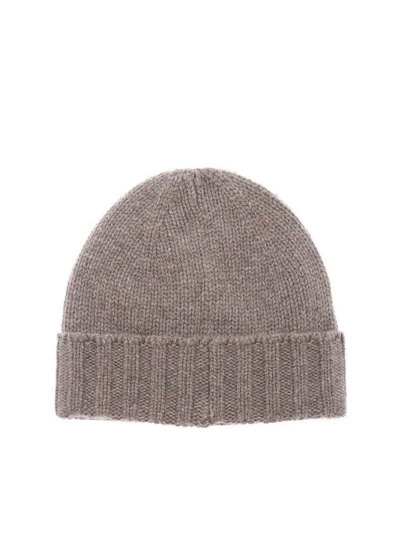 Berretto in cashmere grigio