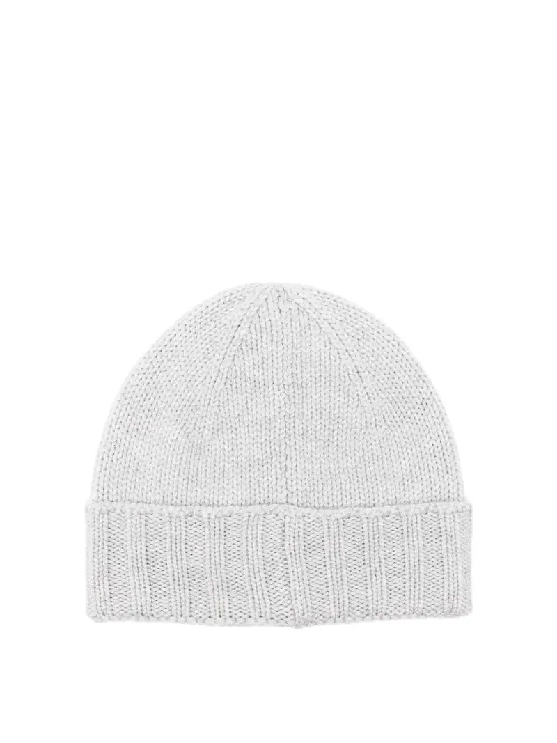 Cappello in cashmere Grigio Chiaro