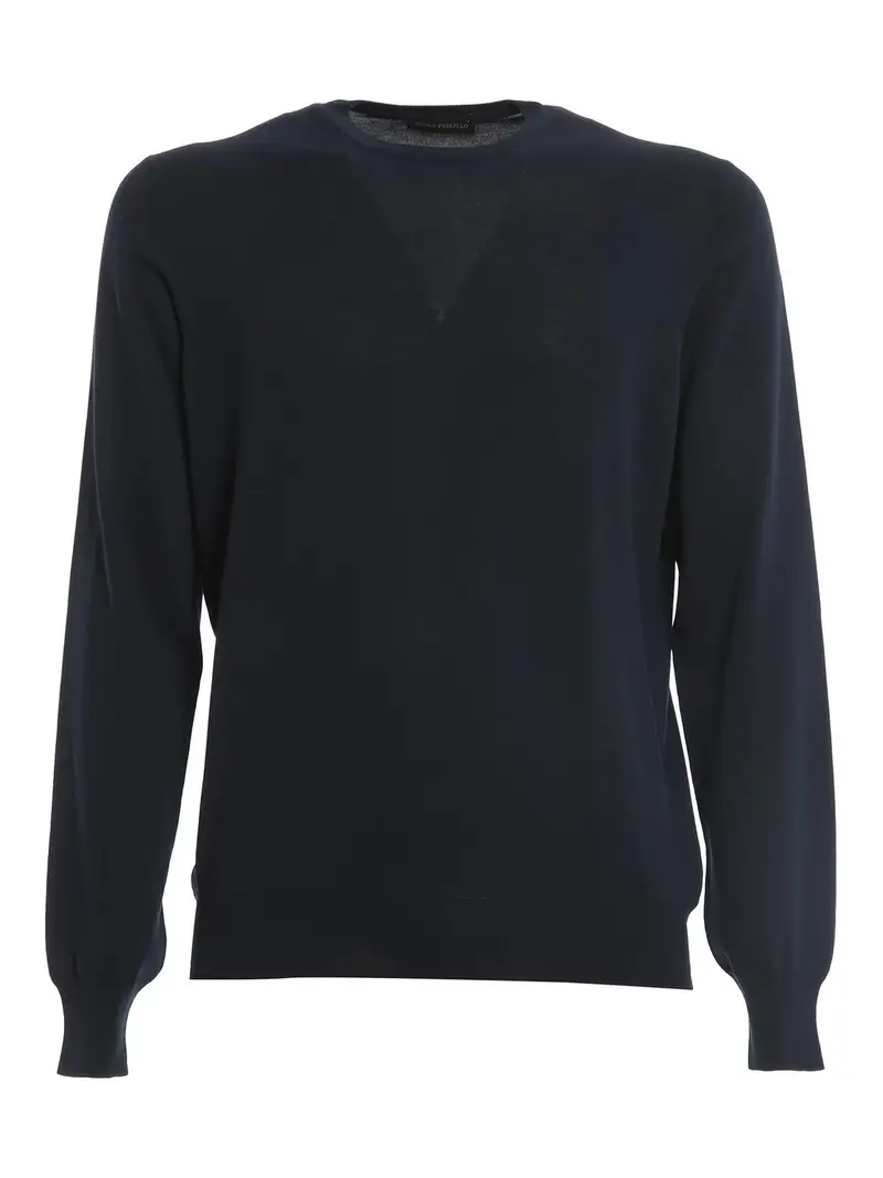 Pull girocollo Blu