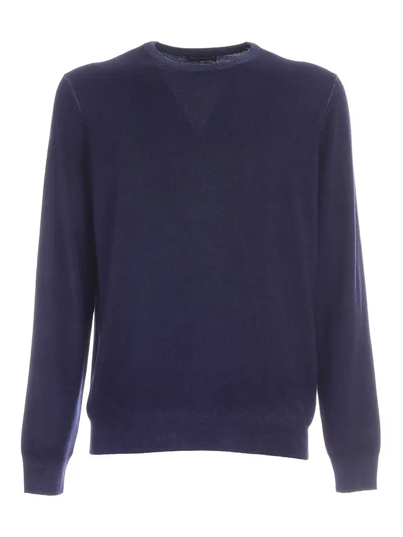 Pullover blu melange