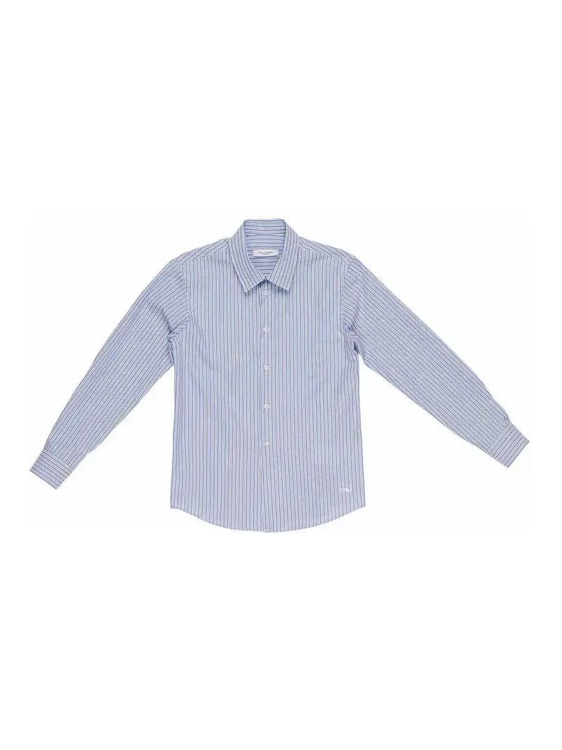 Camicia A Righe Blu