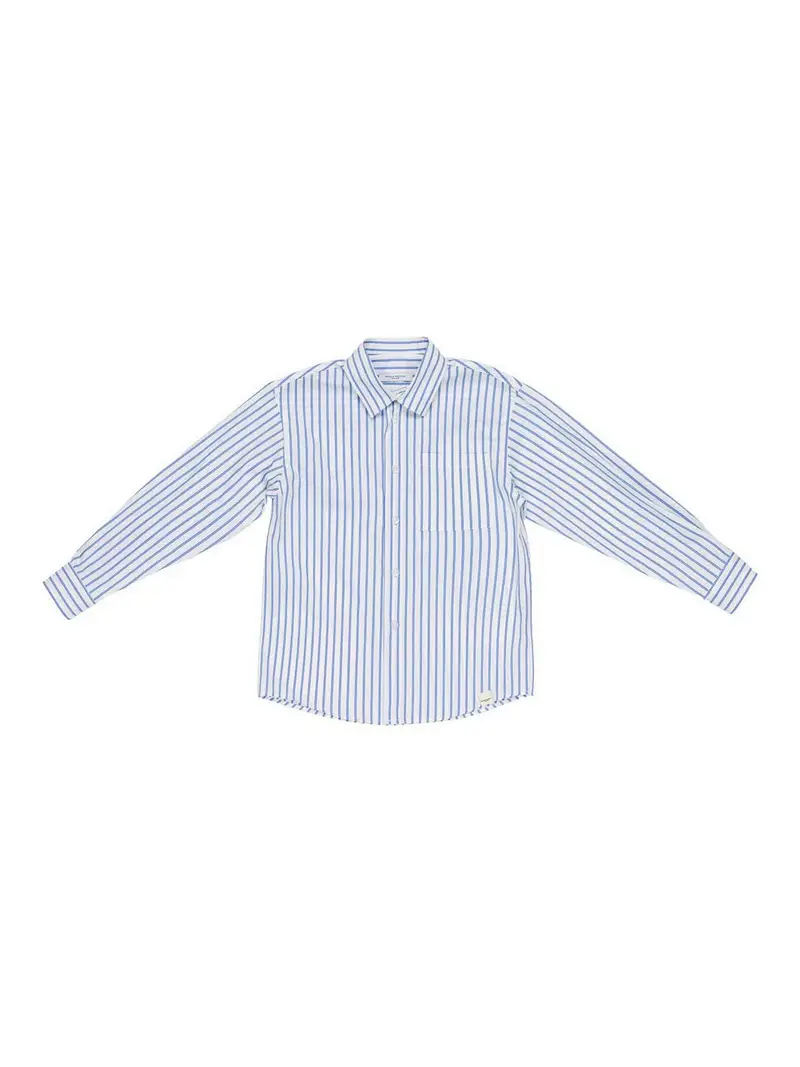 Camicia A Righe Blu