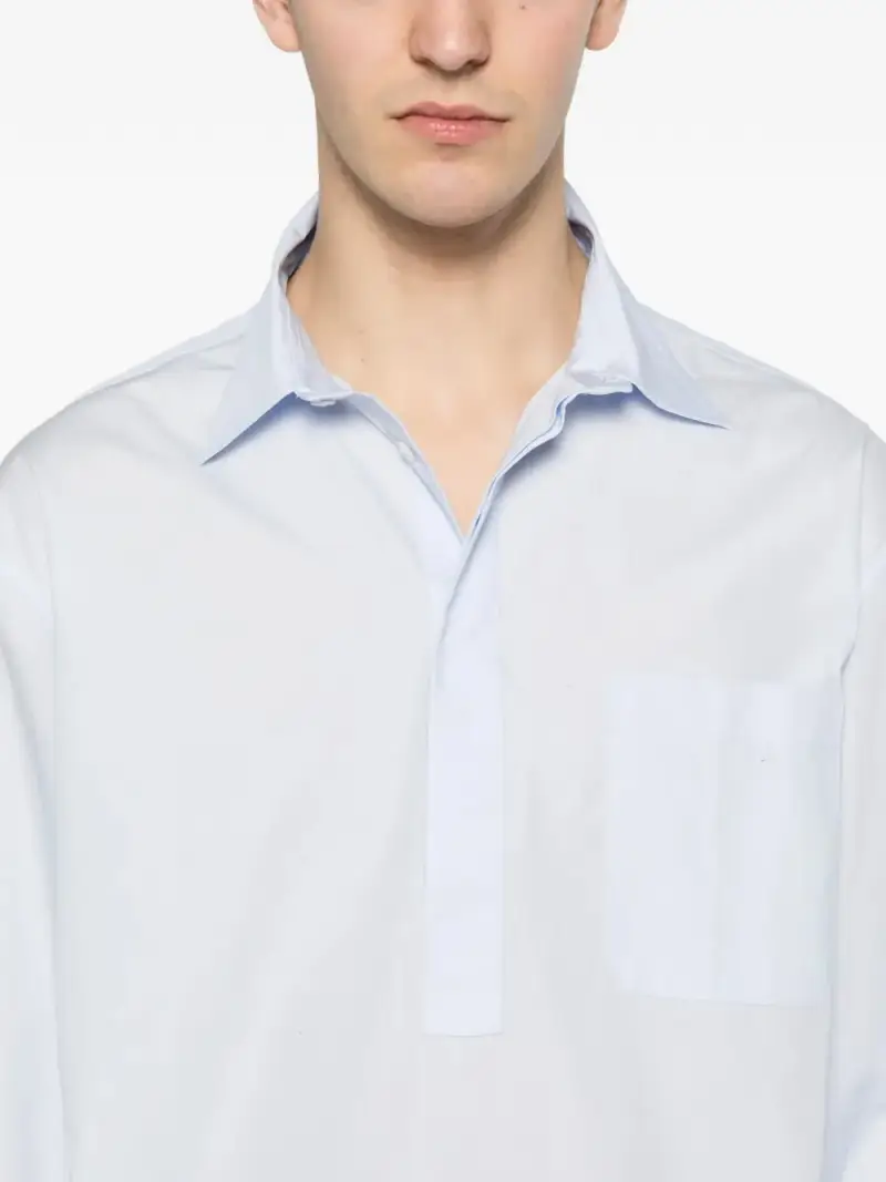 PAOLO PECORA Camicie Uomo Blu 4220595 miniatura 3