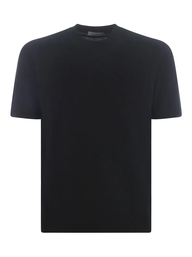 Maglia paolo pecora in filo di cotone Nero