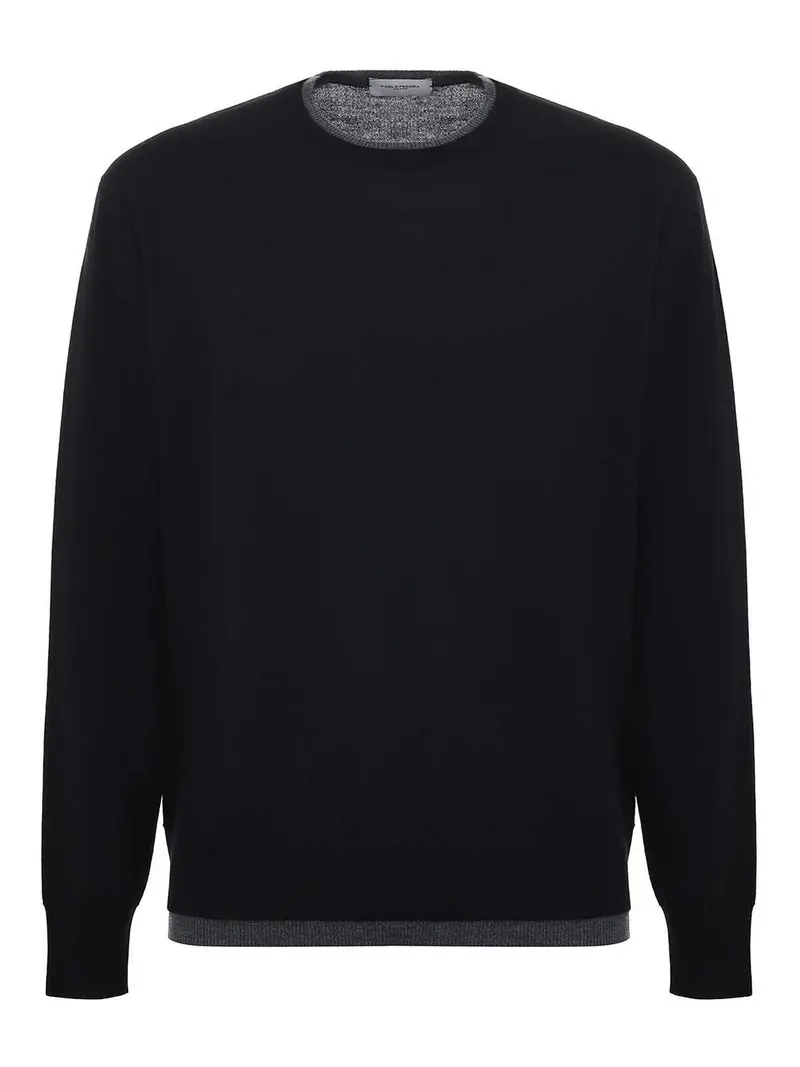 Maglione in lana vergine Nero