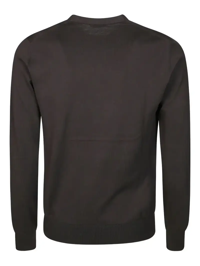 Paolo Pecora Maglione marrone miniatura 2