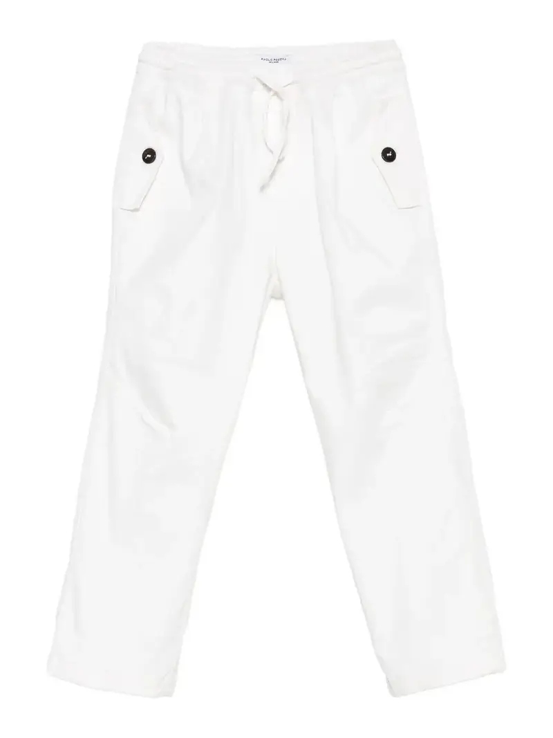 Pantalone Con Coulisse Bianco