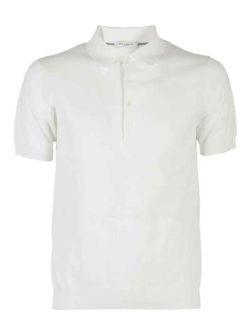 Polo in cotone Crema