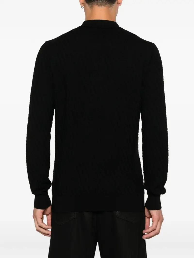 PAOLO PECORA Polo Nero 3872829 miniatura 2