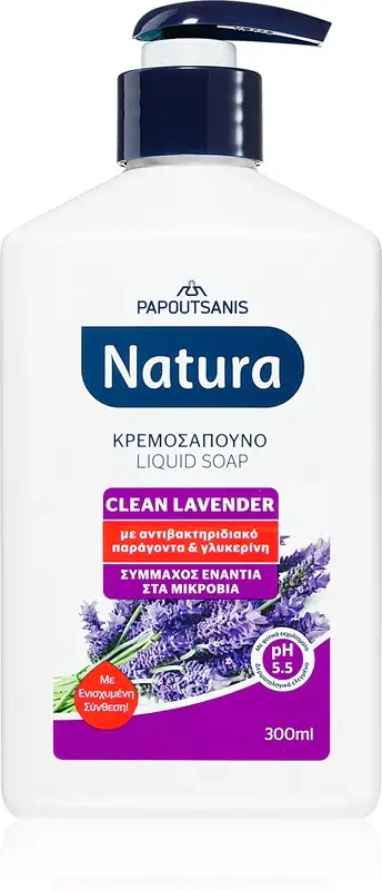 Natura Clean Lavanda sapone liquido 300 ml