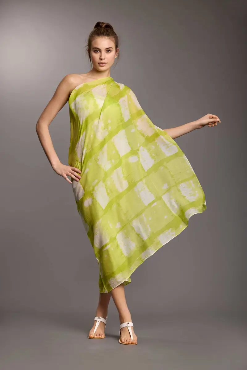 PAREO FOULARD VANDA | Colore: Lime | Taglia: One size