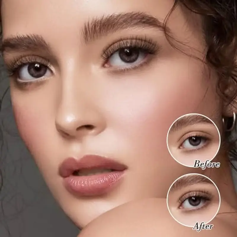 Parriparri Ciglia Finte Ciuffetti Kit 200pcs D Curl 8-16 mm Naturali Extension Ciglia con Bond e Seal e Pinzette Ciglia miniatura 3