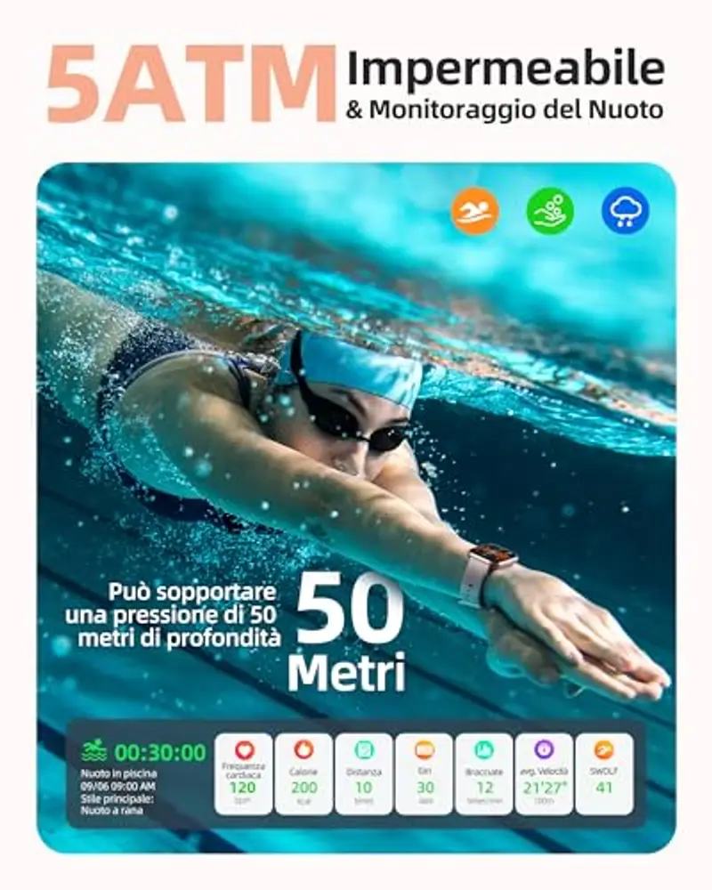 Parsonver Smartwatch Donna Rosa 1603092 miniatura 2