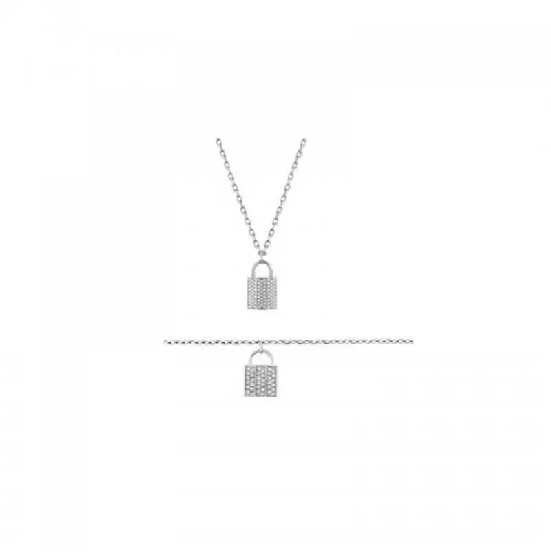 Parure Swarovski Case da Donna in Metallo e Cristalli Mod. 5120621