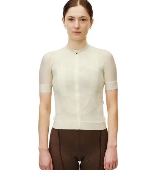 Women Mechanism - maglia ciclismo - donna Light Beige