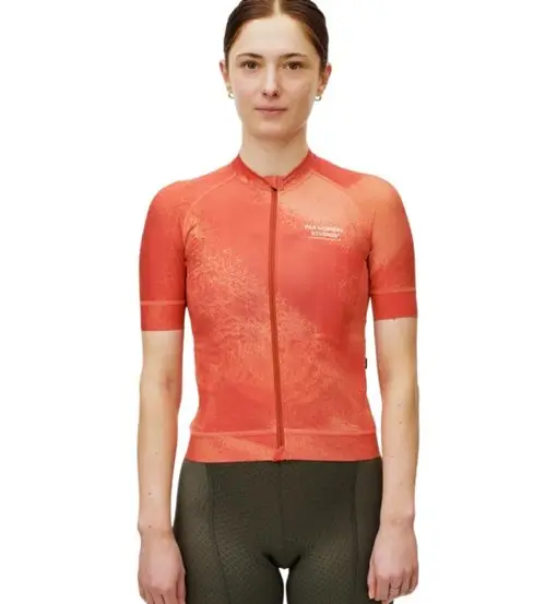 Women Mechanism - maglia ciclismo - donna Orange
