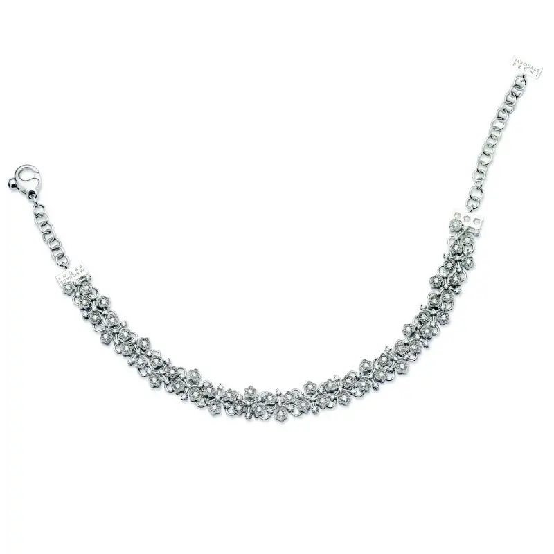 Bracciale in Oro Bianco con Diamanti