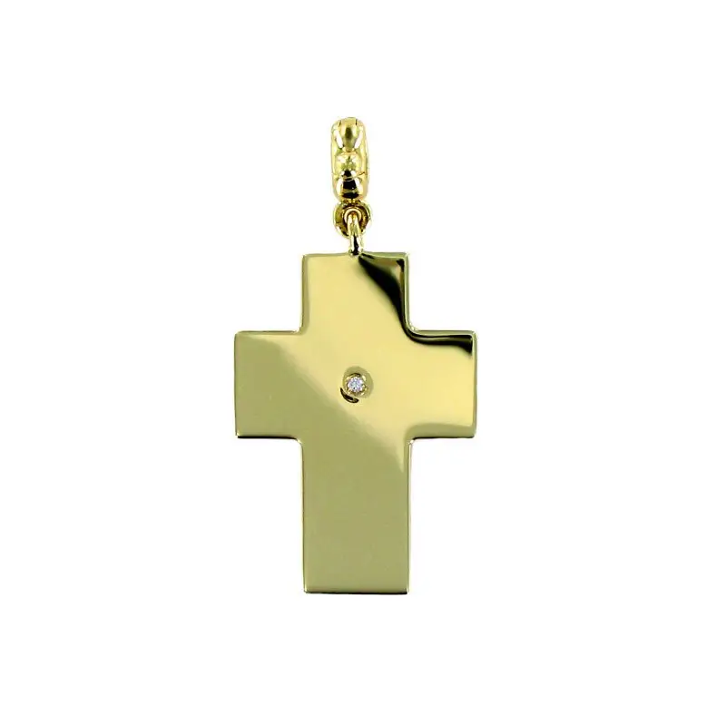 Ciondolo in Oro Giallo con Diamanti