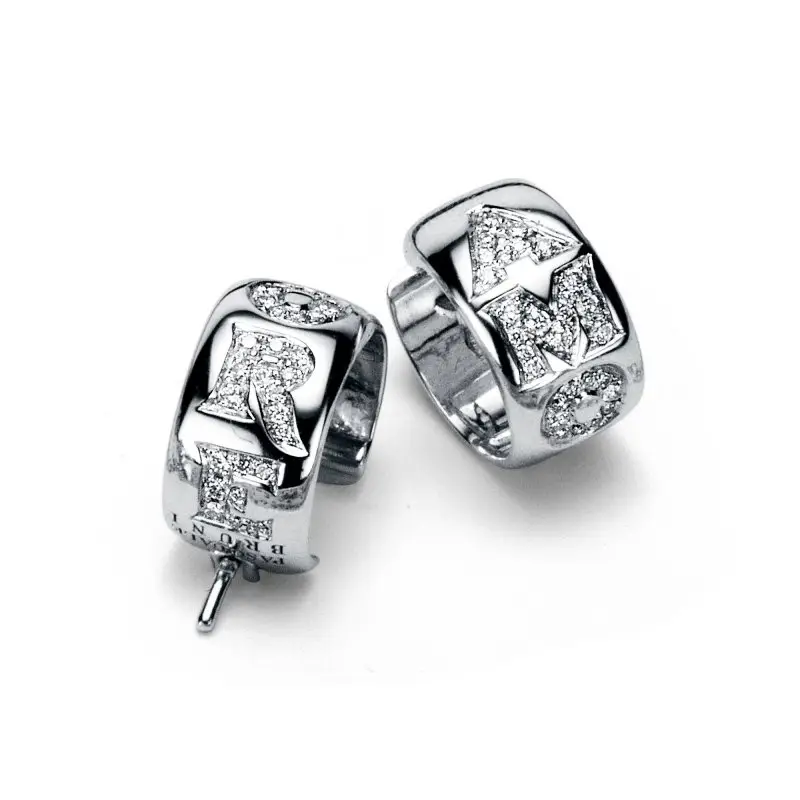 Orecchini in Oro Bianco con Diamanti