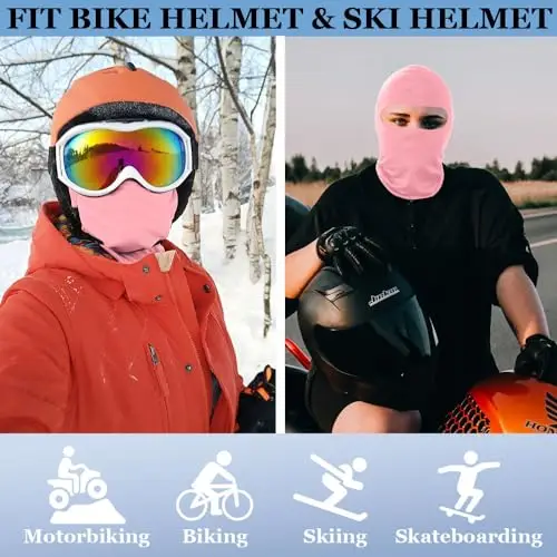 Passamontagna, Sottocasco Moto, Sottocasco Moto Estivo, Passamontagna Moto, Balaclava, Sottocasco, Ski Mask, Moto miniatura 2