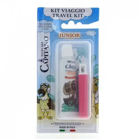 Kit Da Viaggio Junior - Dentifricio 20 Ml + Spazzolino Pieghevole