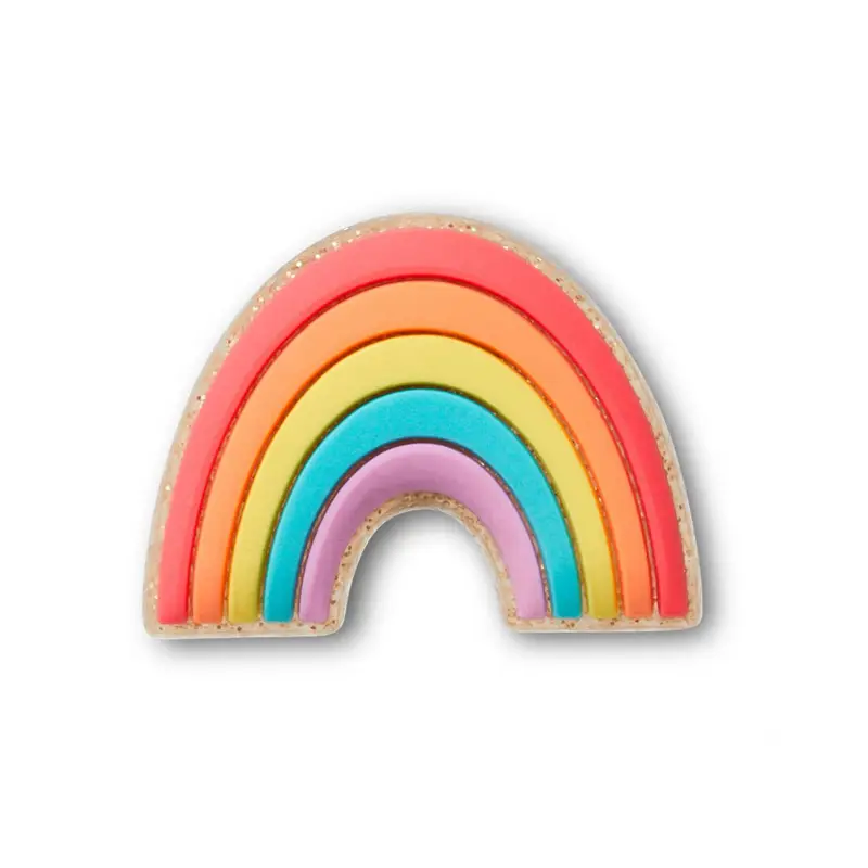 Pastel glitter rainbow