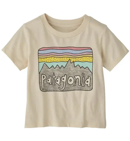 Patagonia T-shirt Bambino Beige 4277982