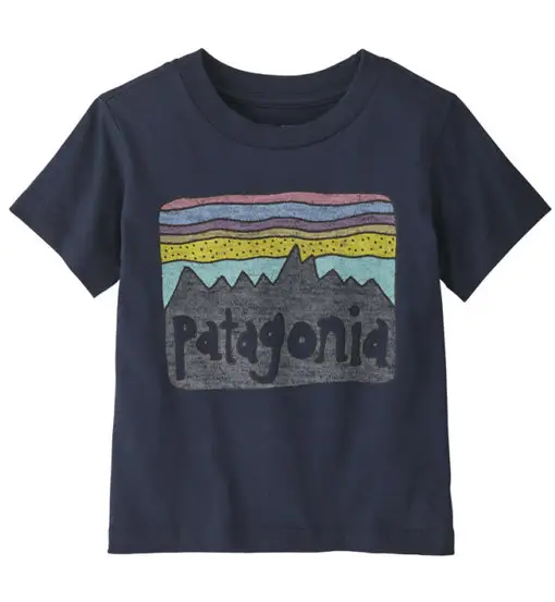 Patagonia T-shirt Bambino Blu 3815701