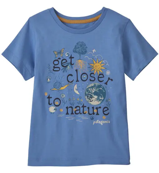 Patagonia T-shirt Bambino Blu 2680282