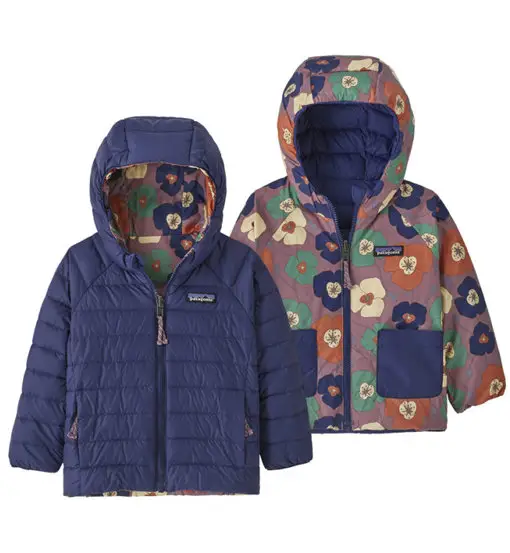 Baby Reversible Down Hoody Jr - giacca piumino - bambino Blue