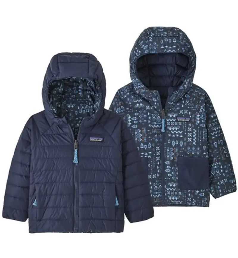 Baby Reversible Down Hoody Jr - giacca piumino - bambino Blue