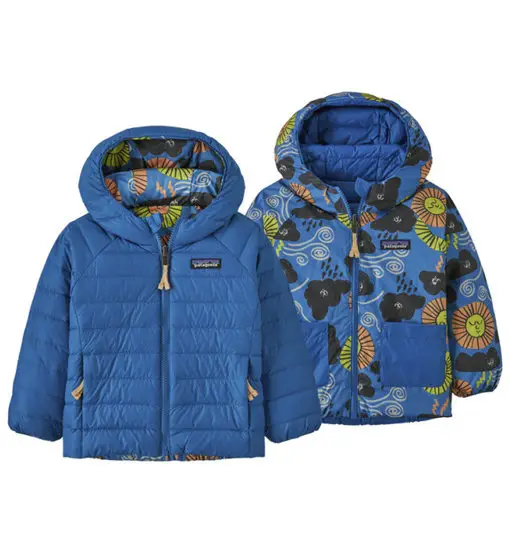 Baby Reversible Down Hoody Jr - giacca piumino - bambino Blue